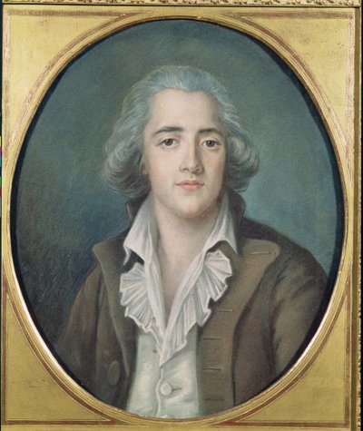 Retrato de Francois Rene (1768-1848) Vizconde de Chateaubriand, c.1786 de French School